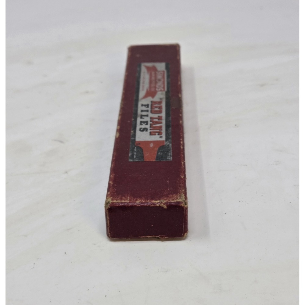 Simonds Red Tang Files, 5 New In Box ,one Round File Used - Picture 8 of 10